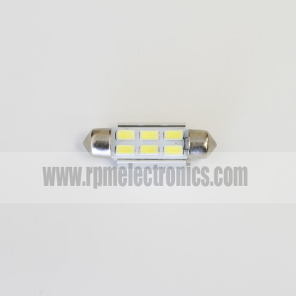 39mm Festoon 6 LED 5630 SMD Bulb